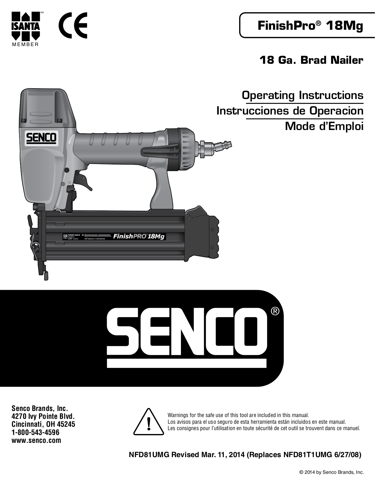 Senco 18MG User Manual