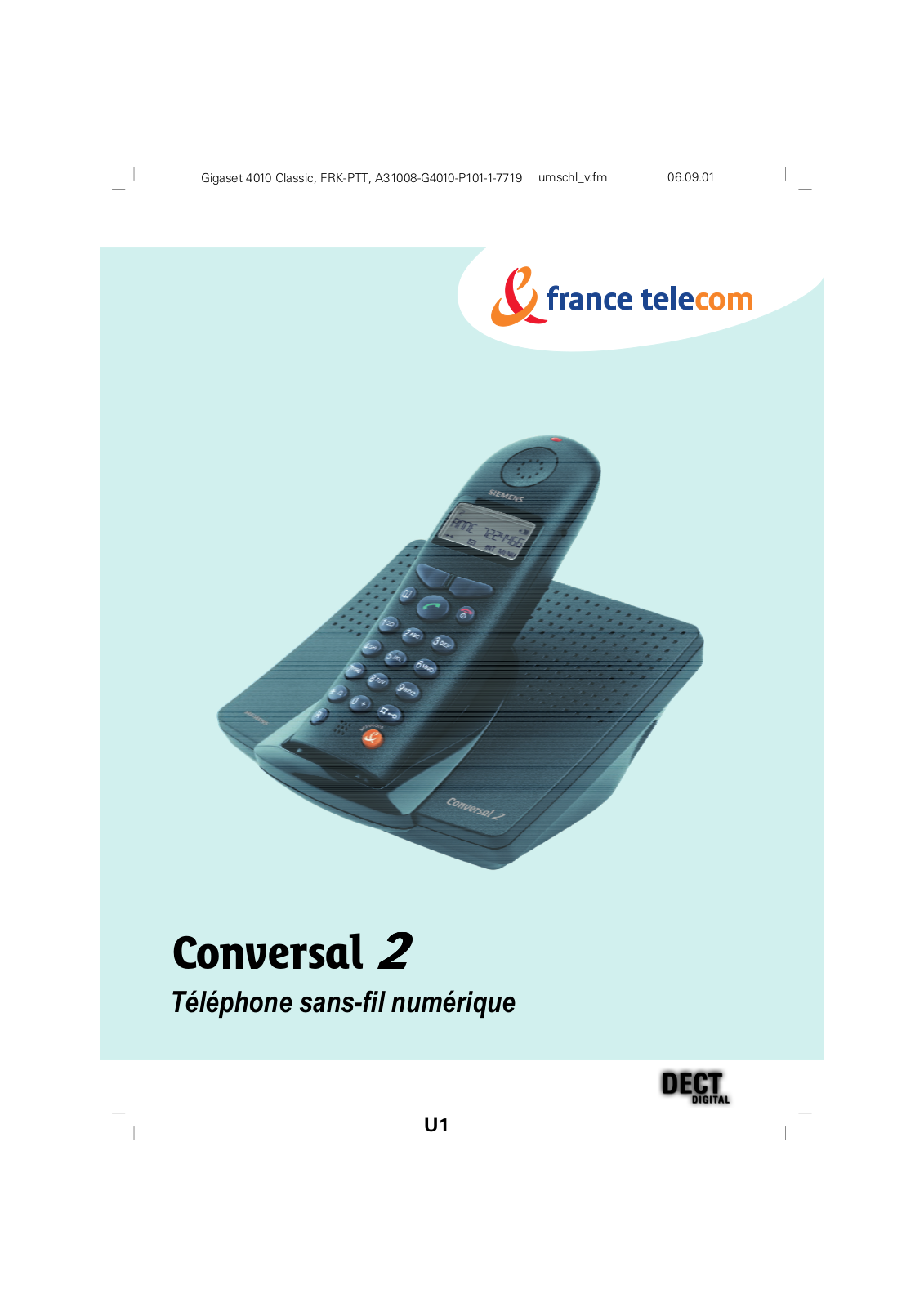 France telecom CONVERSAL 2 User Manual