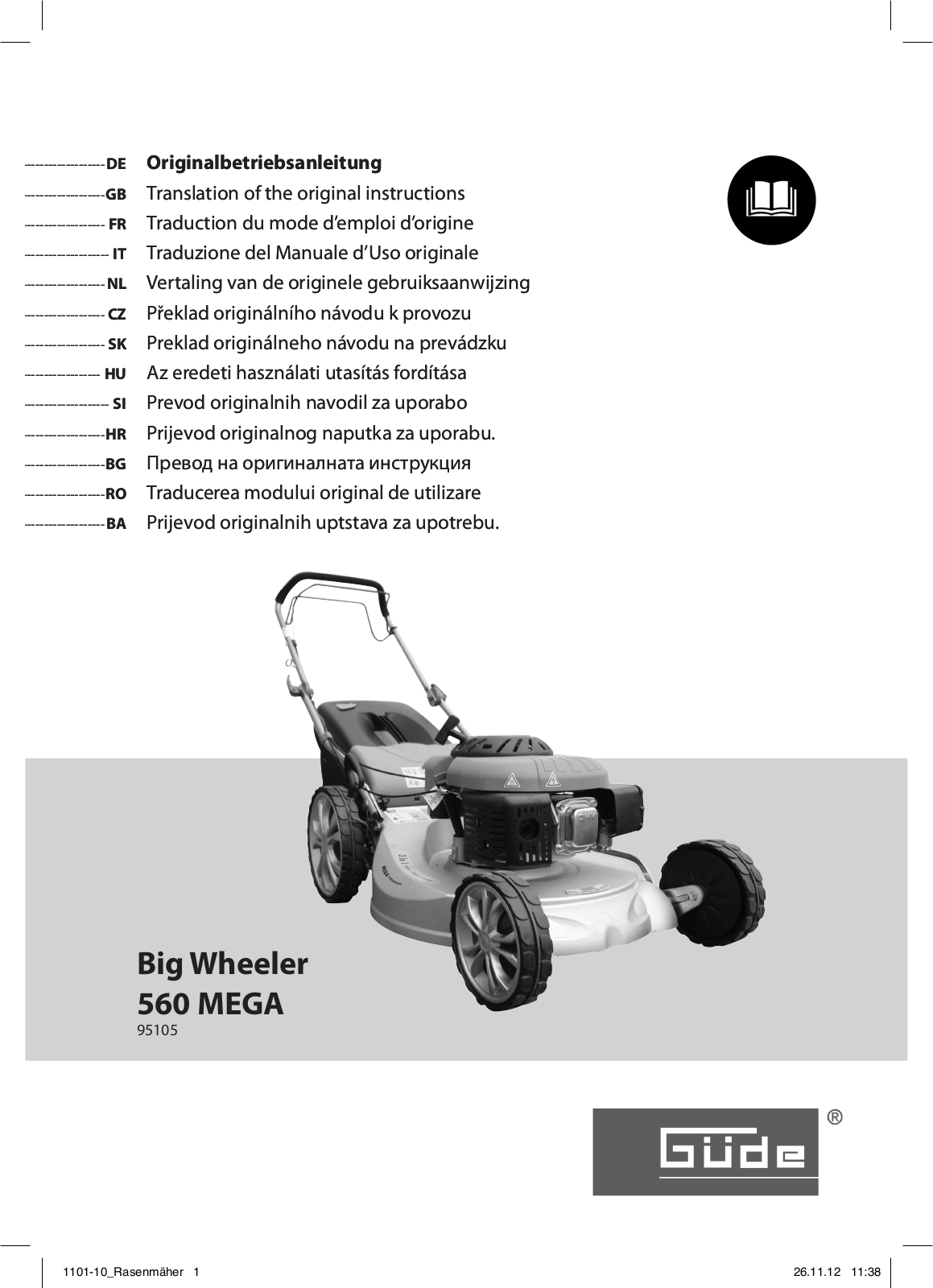 Güde 560 Mega User Manual