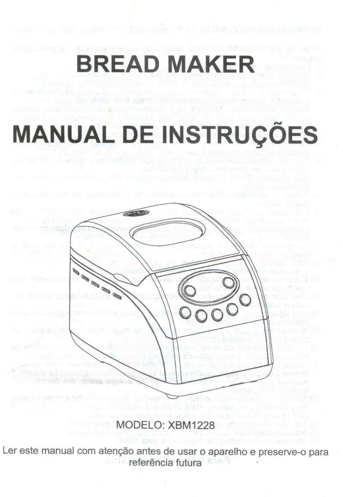 Selecline XBM1228 User Manual