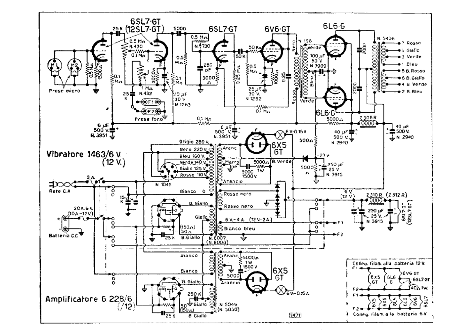 Geloso G228 Schematic