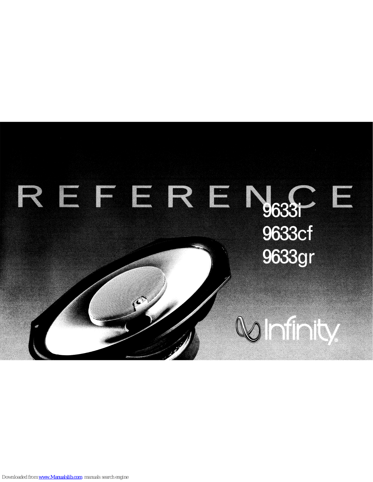 Infinity 9633i, 9633cf, 9633gr Reference - ManualMachine.com