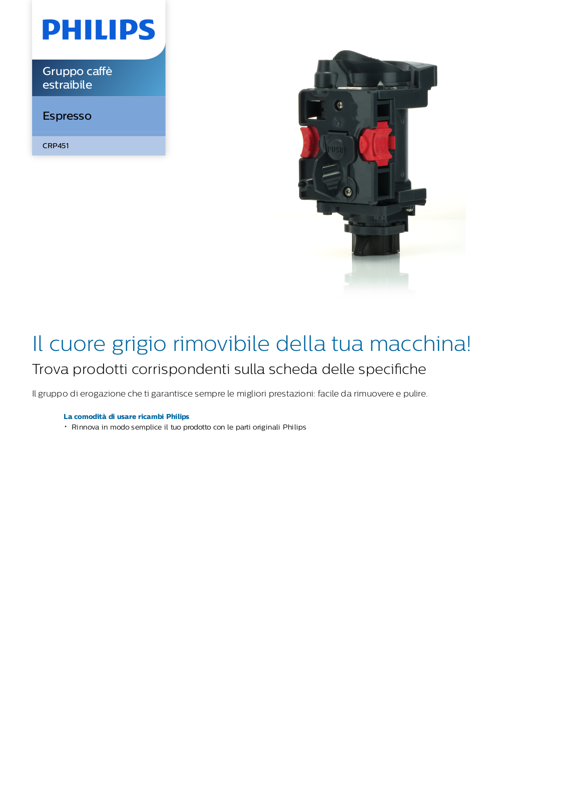 Philips CRP451 User manual