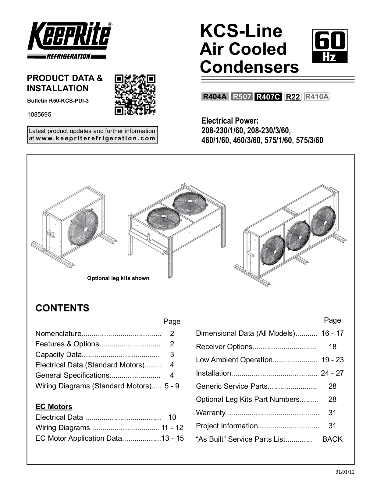 Keeprite KCS 010 Installation  Manual