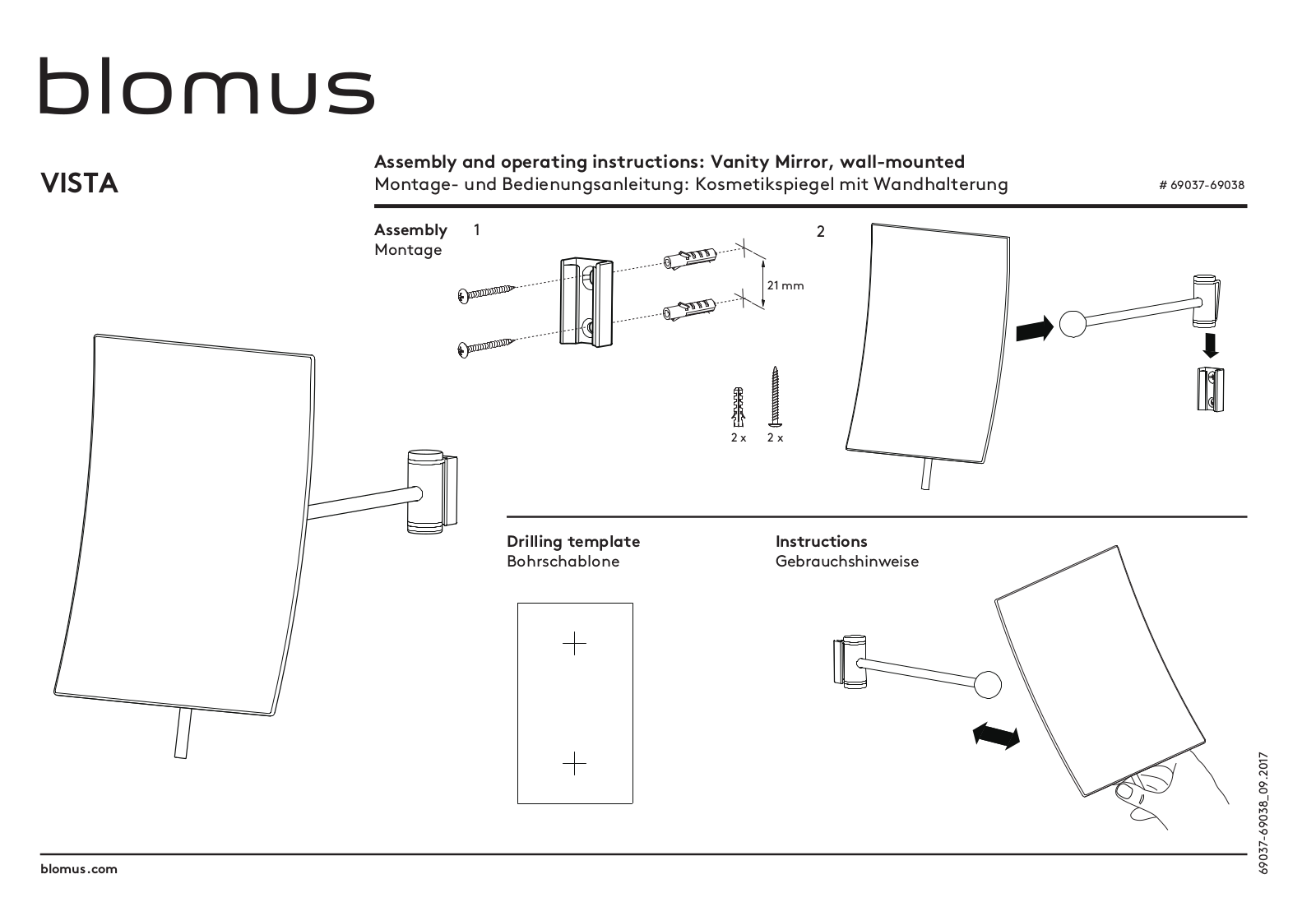 Blomus RY10058 Installation & Assembly - ManualMachine.com