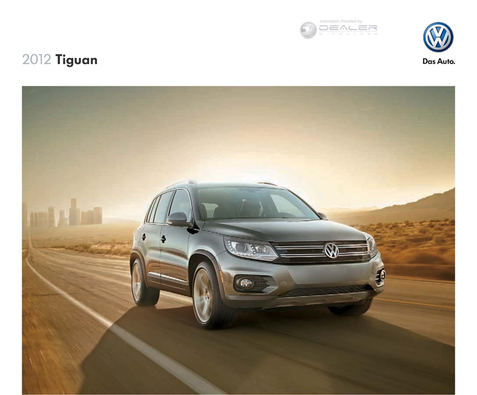 Volkswagen Tiguan 2012 Owner's Manual