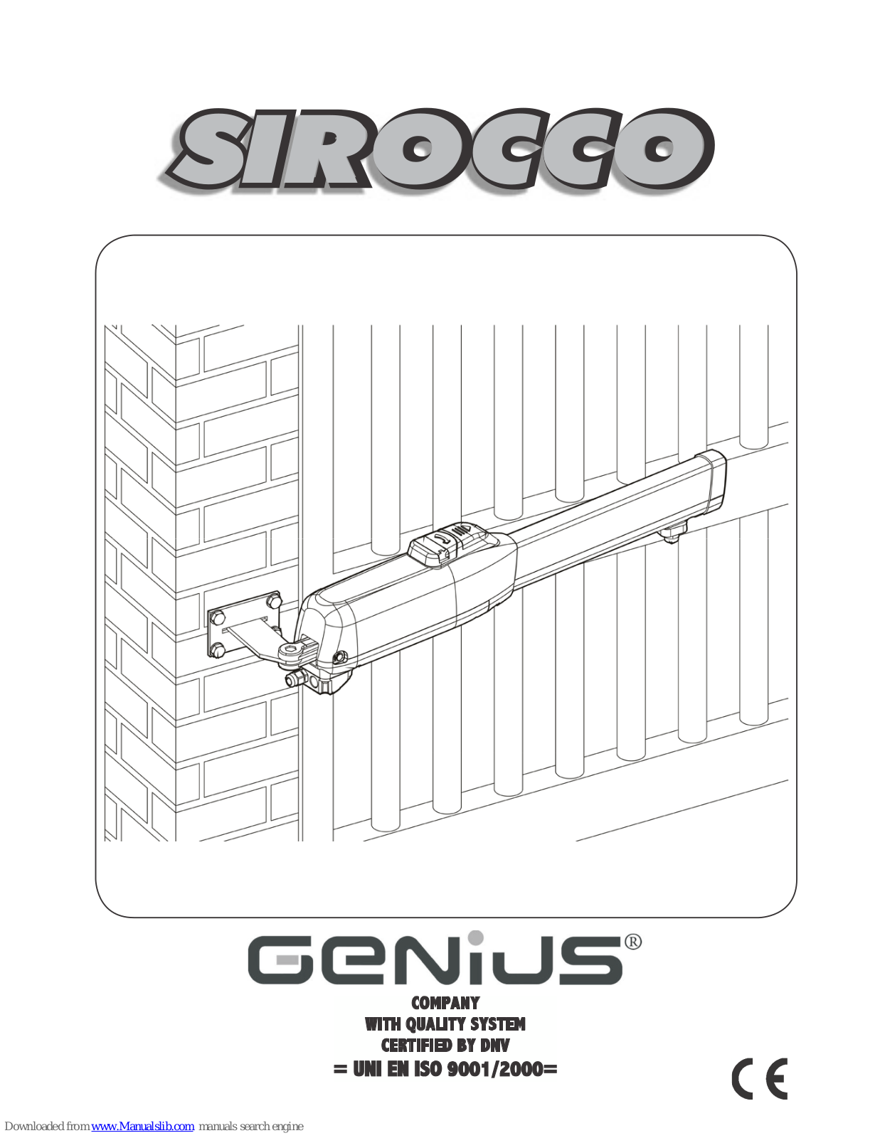 Genius sirocco 250, sirocco R LS, sirocco 250 LS, sirocco 2524 LS, sirocco 2524 User Manual