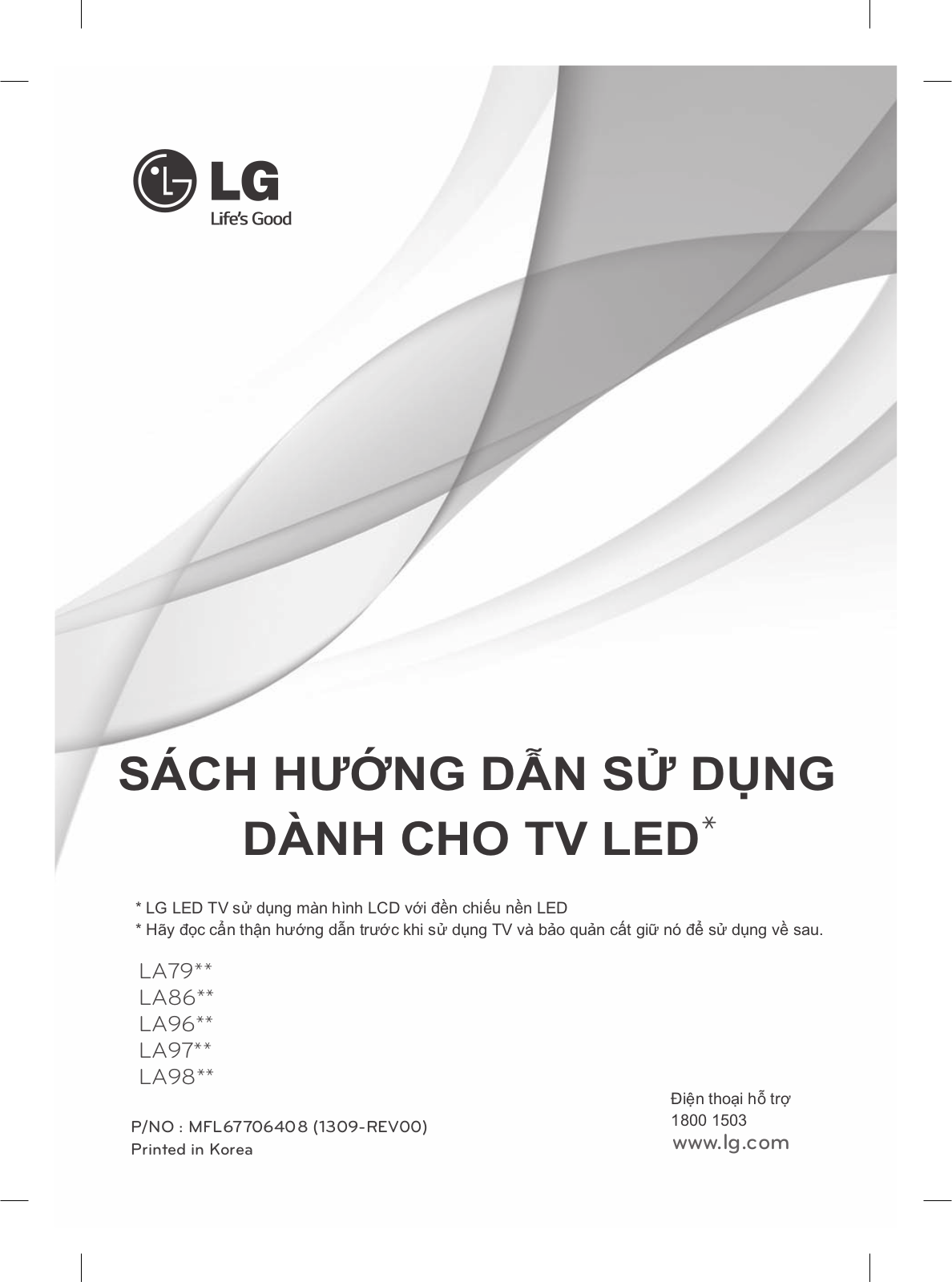 LG 65LA9700 User manual