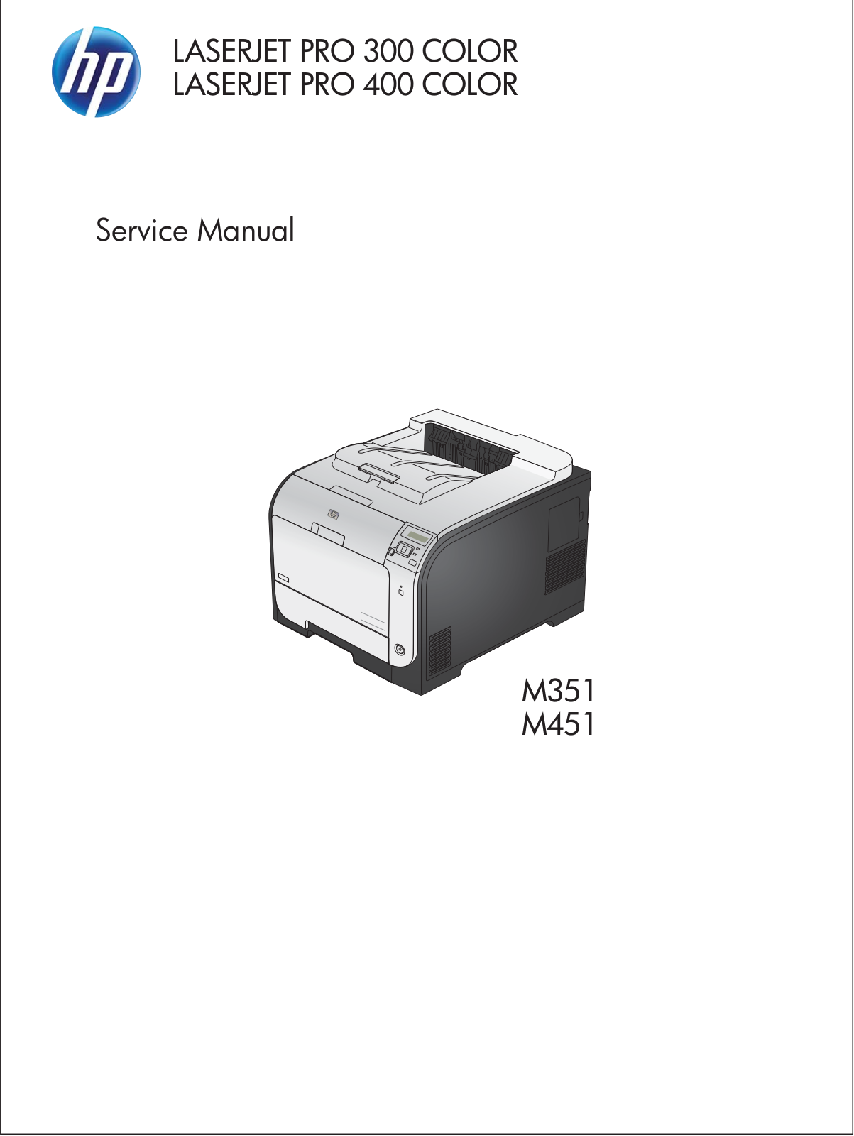 HP LaserJet Pro 300 color M351, LaserJet Pro 400 color M451 Service Manual