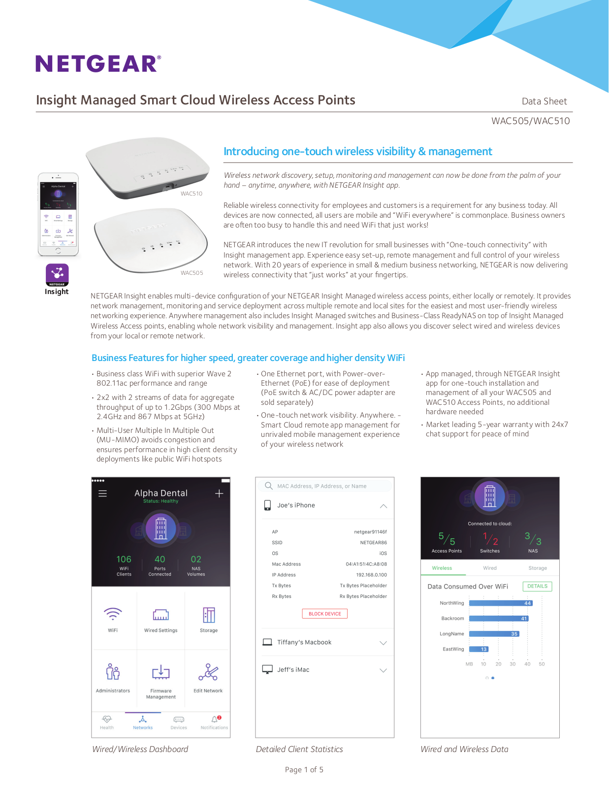 Netgear WAC505 User Manual