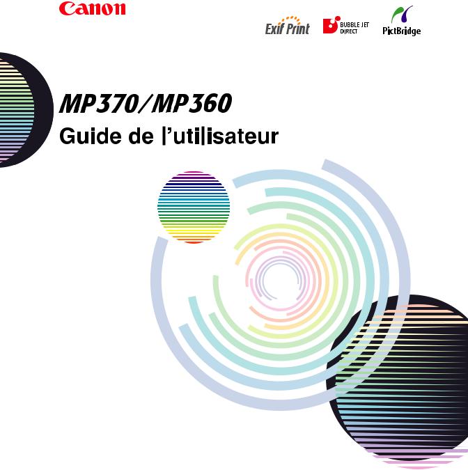 CANON PIXMA MP360, PIXMA MP370 User Manual