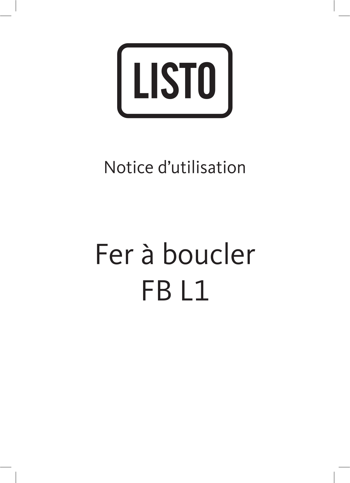 Listo FB L1 User Manual