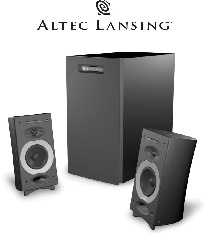 Altec Lansing CS21 User Manual