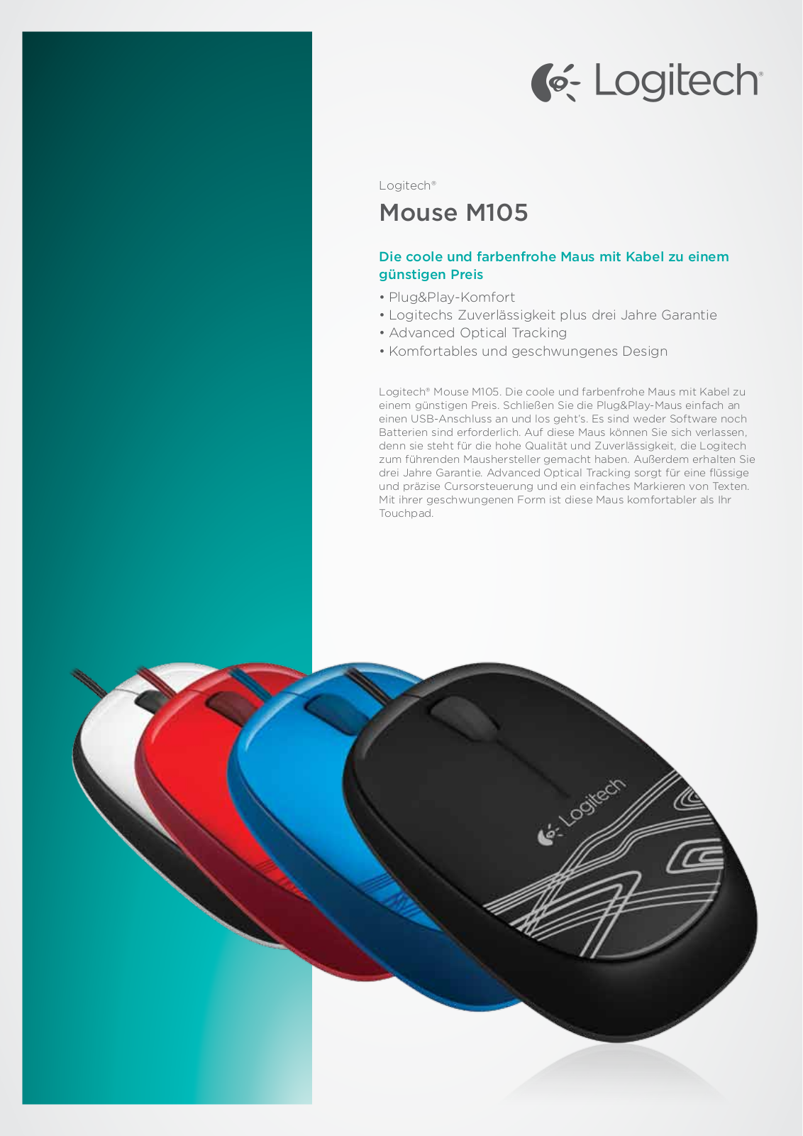 Logitech M105 User Manual