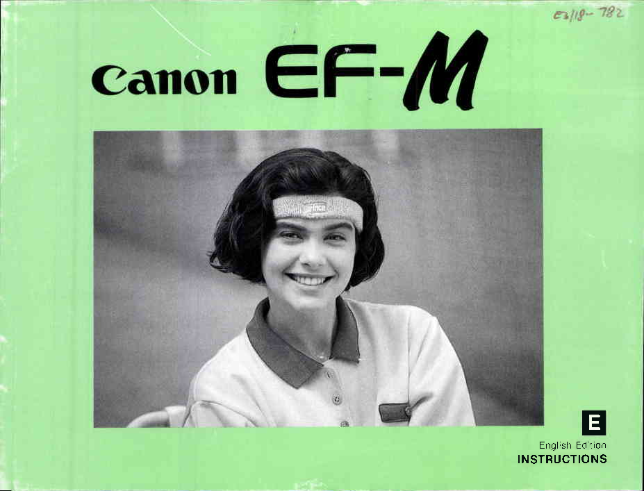 Canon EF-M User Manual