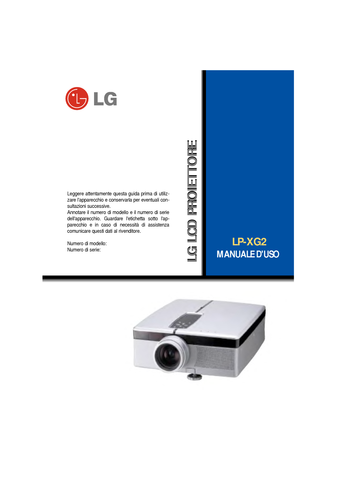 Lg LP-XG2 User Manual