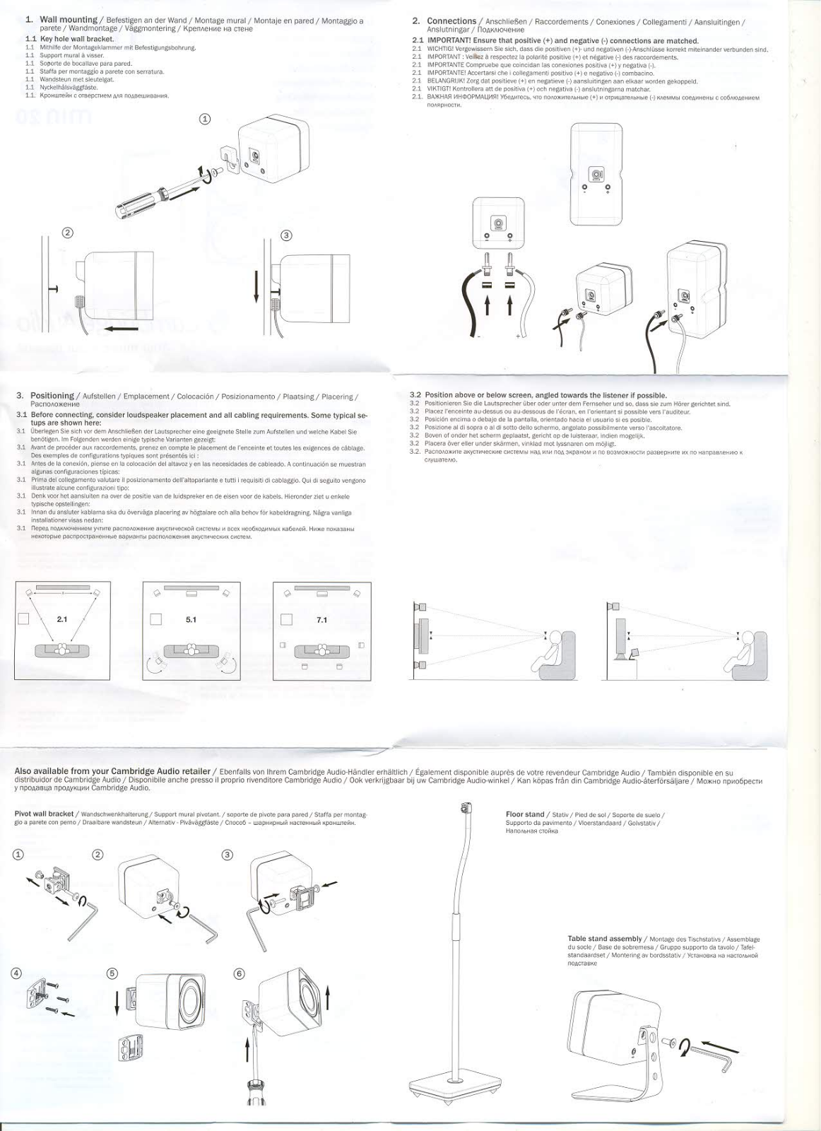 Cambridge Audio Min10, Min20 User Manual