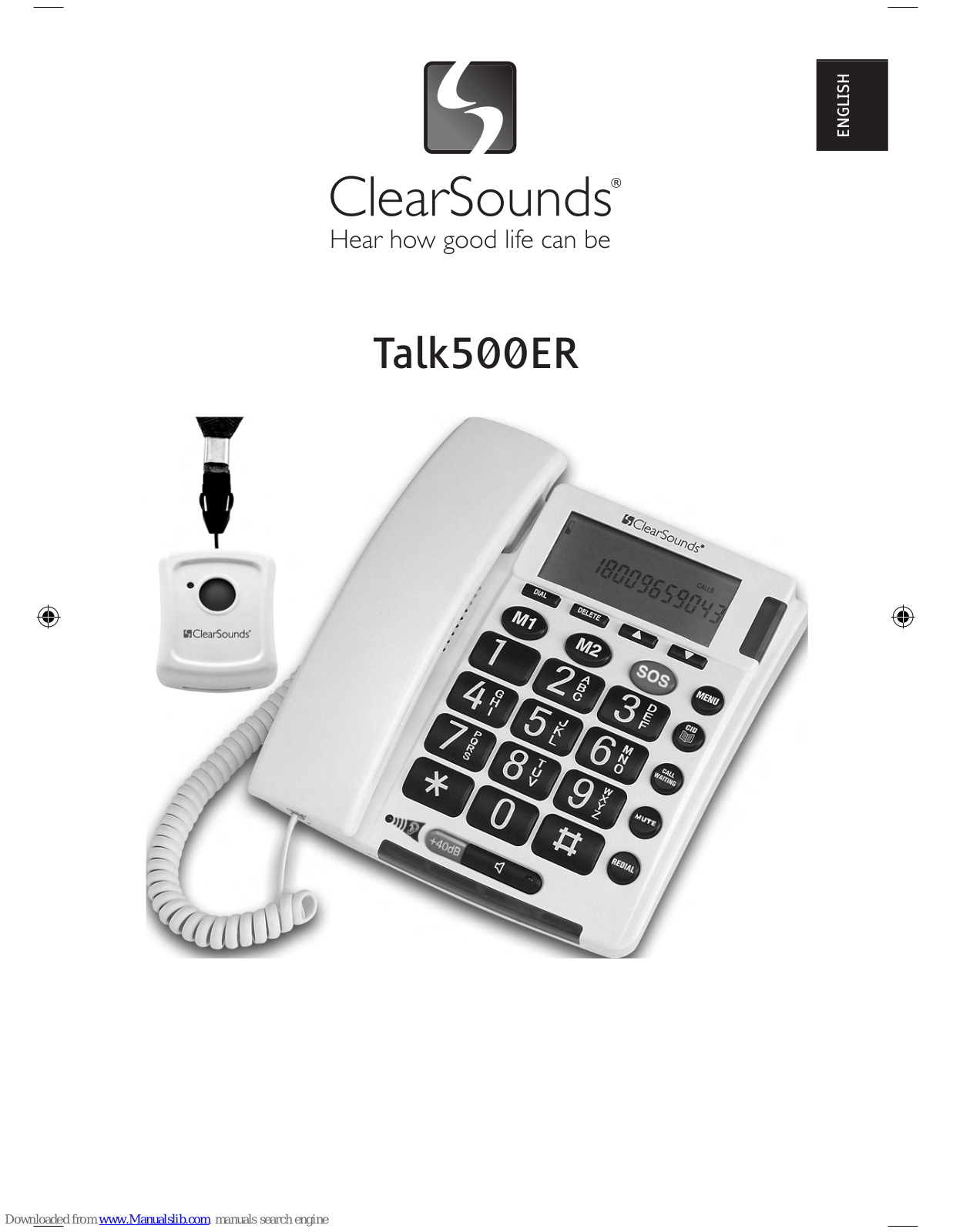 ClearSounds Talk500ER User Manual