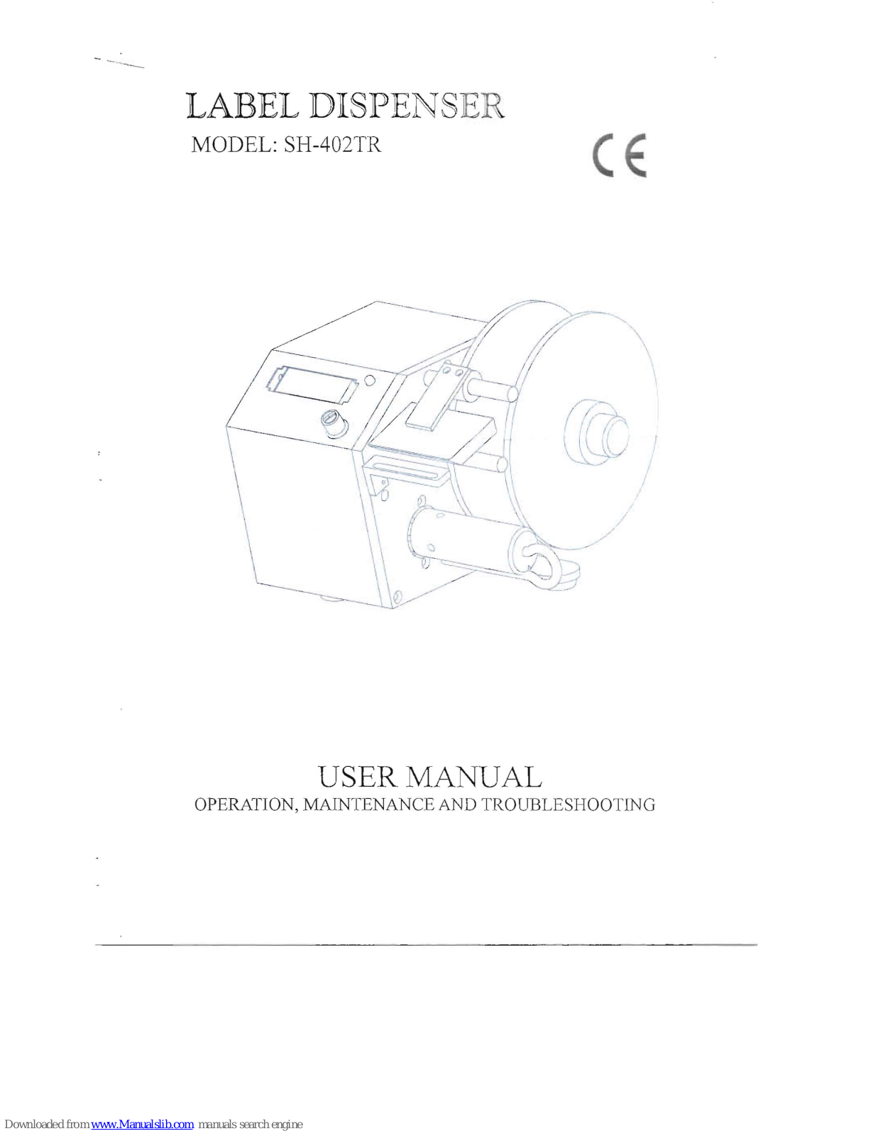 Tach-It SH-402TR User Manual - ManualMachine.com