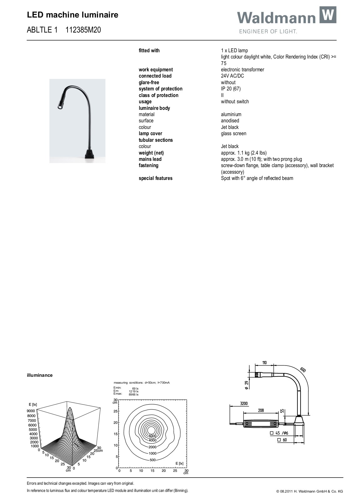 Waldmann 112385M20 Information guide - ManualMachine.com