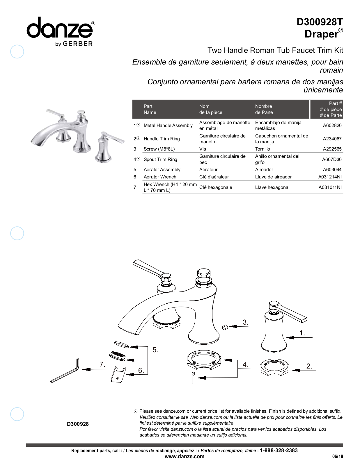Gerber CBGG1041 Installation & Assembly