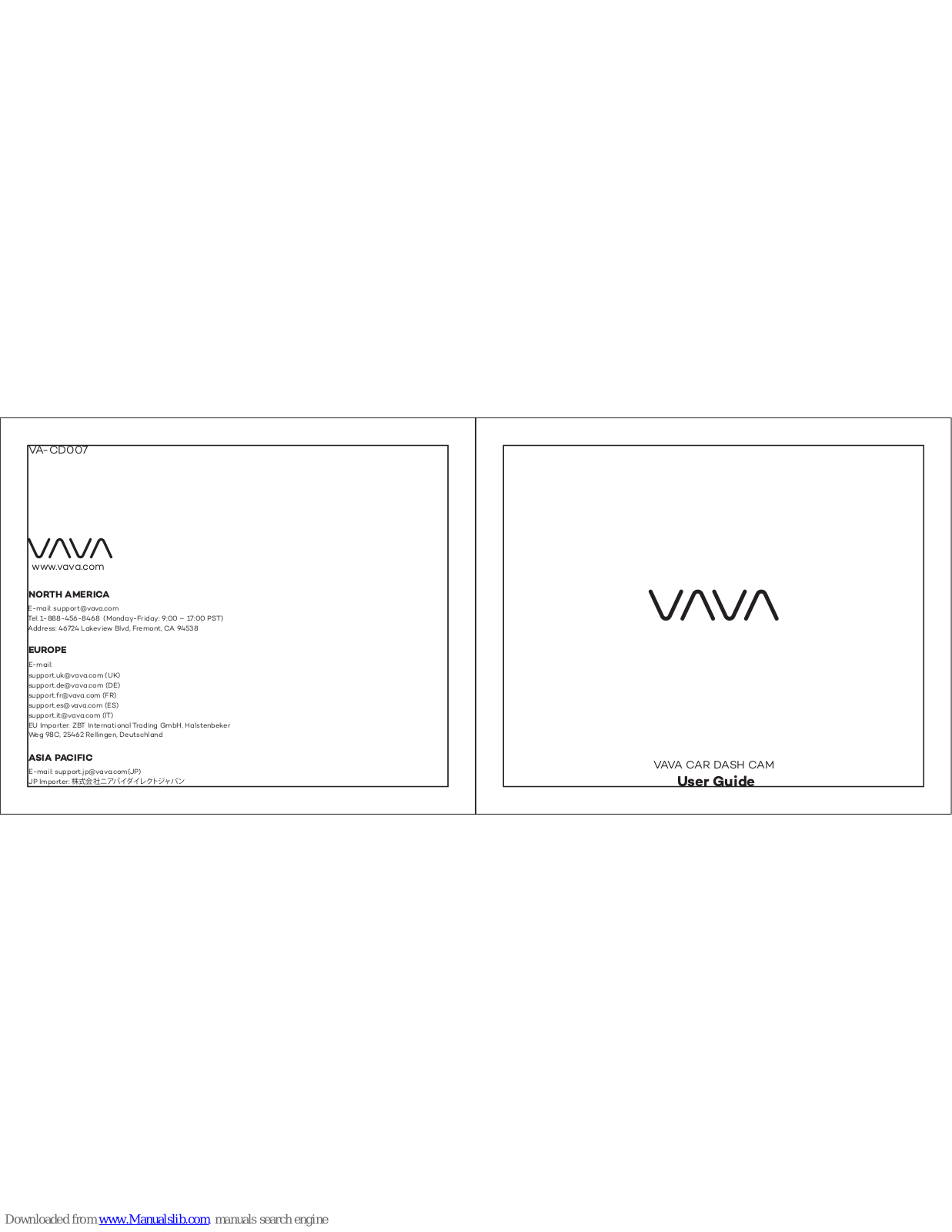 Vava VA-CD007 User Manual