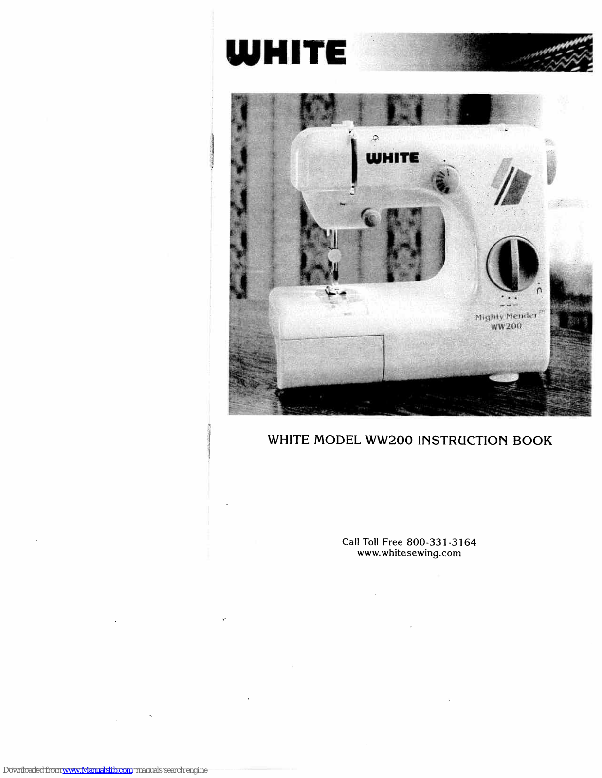 White Sewing WW200 Instruction Book - ManualMachine.com