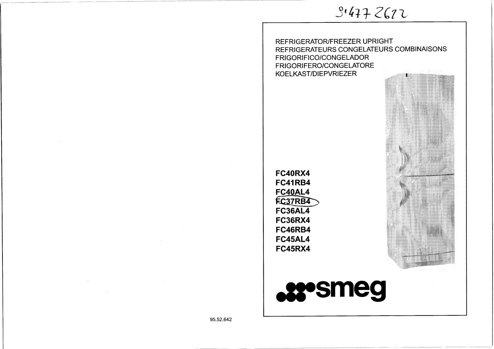 Smeg FC36AL4 User manual