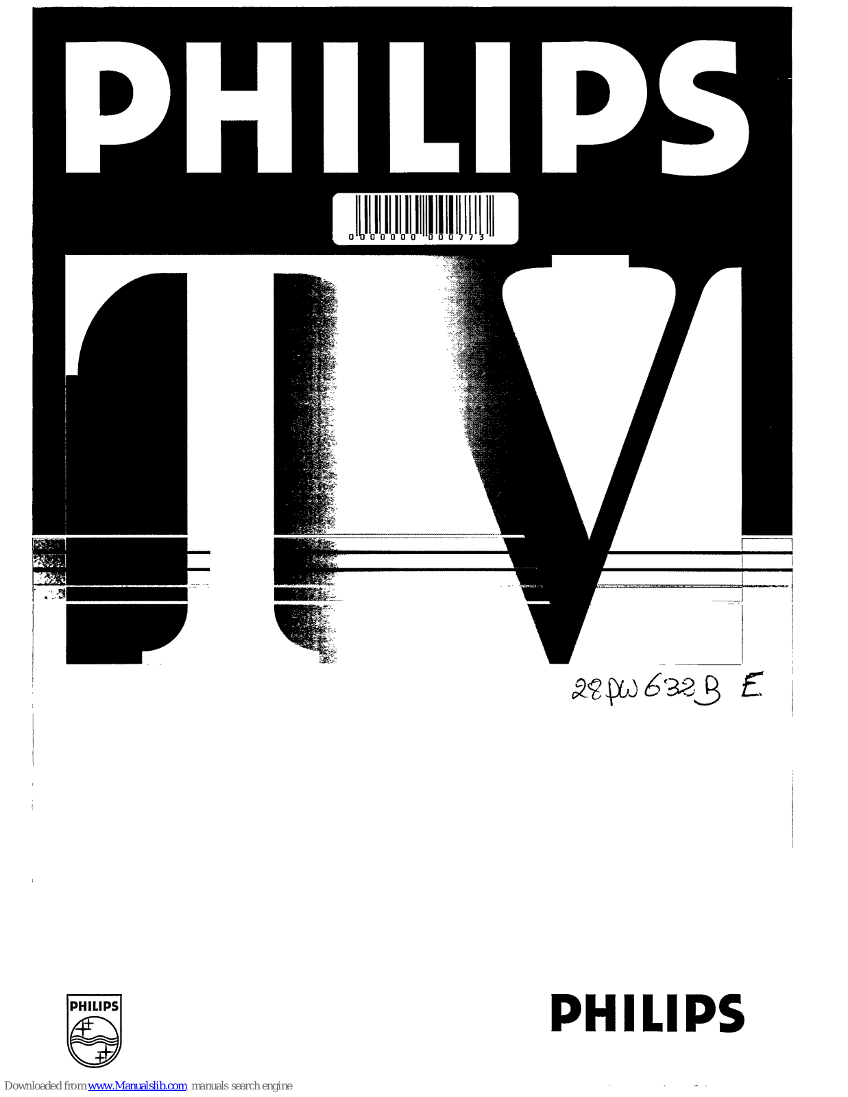 Philips TV, 28PW632BE User Manual