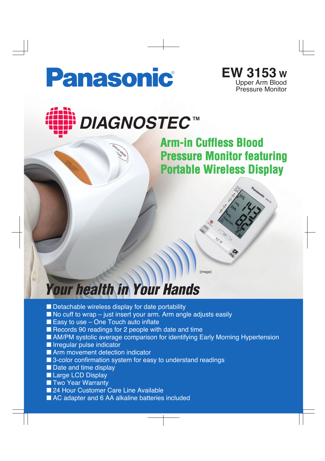 Panasonic EW 3153 w User Manual