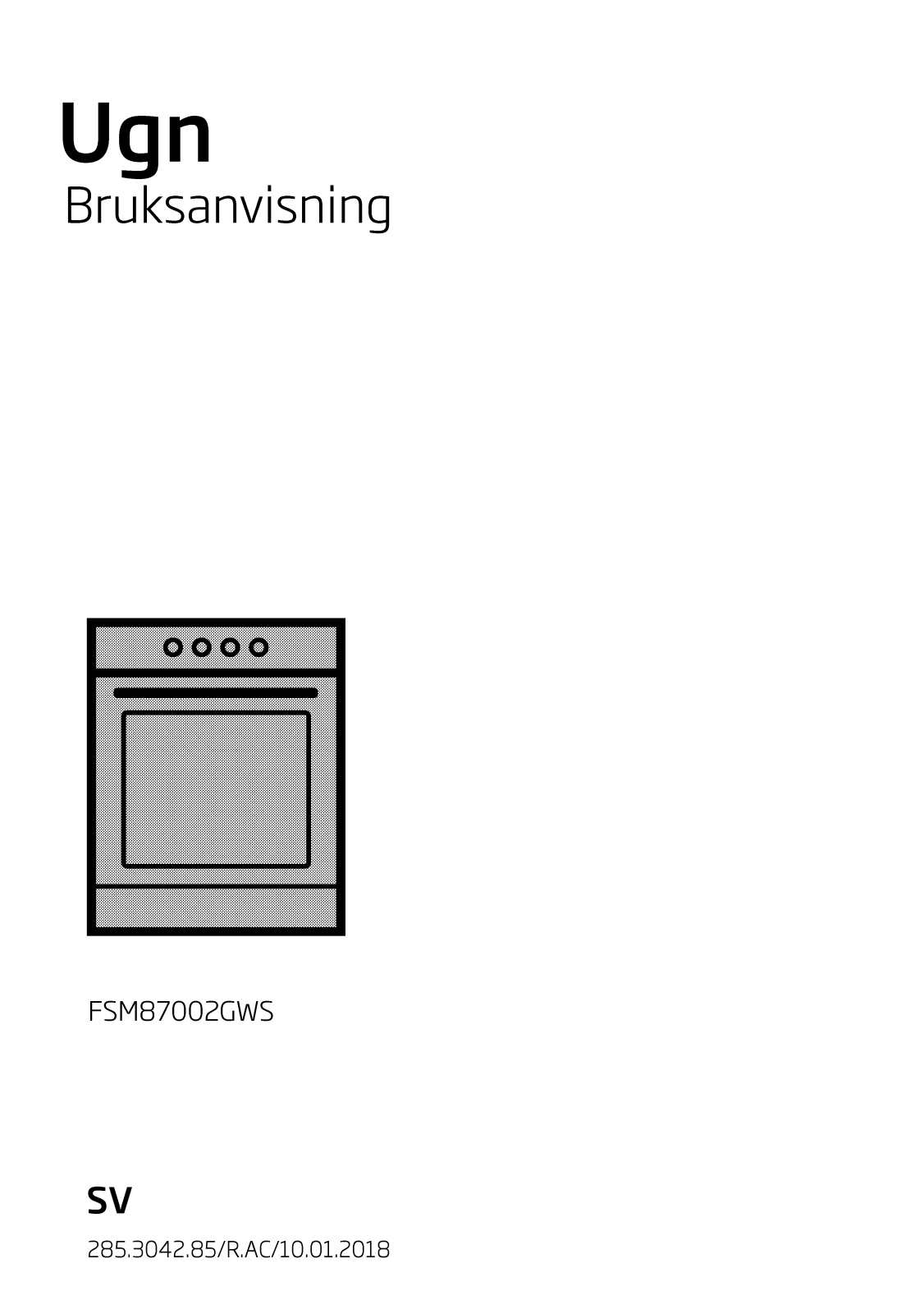 Beko FSM87002GWS User Manual