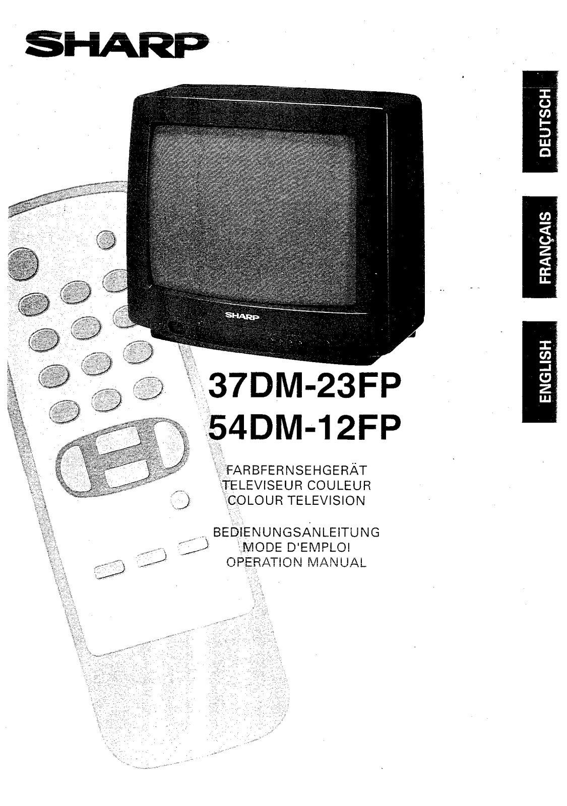 Sharp 37DM-23FP, 54DM-12FP User Manual