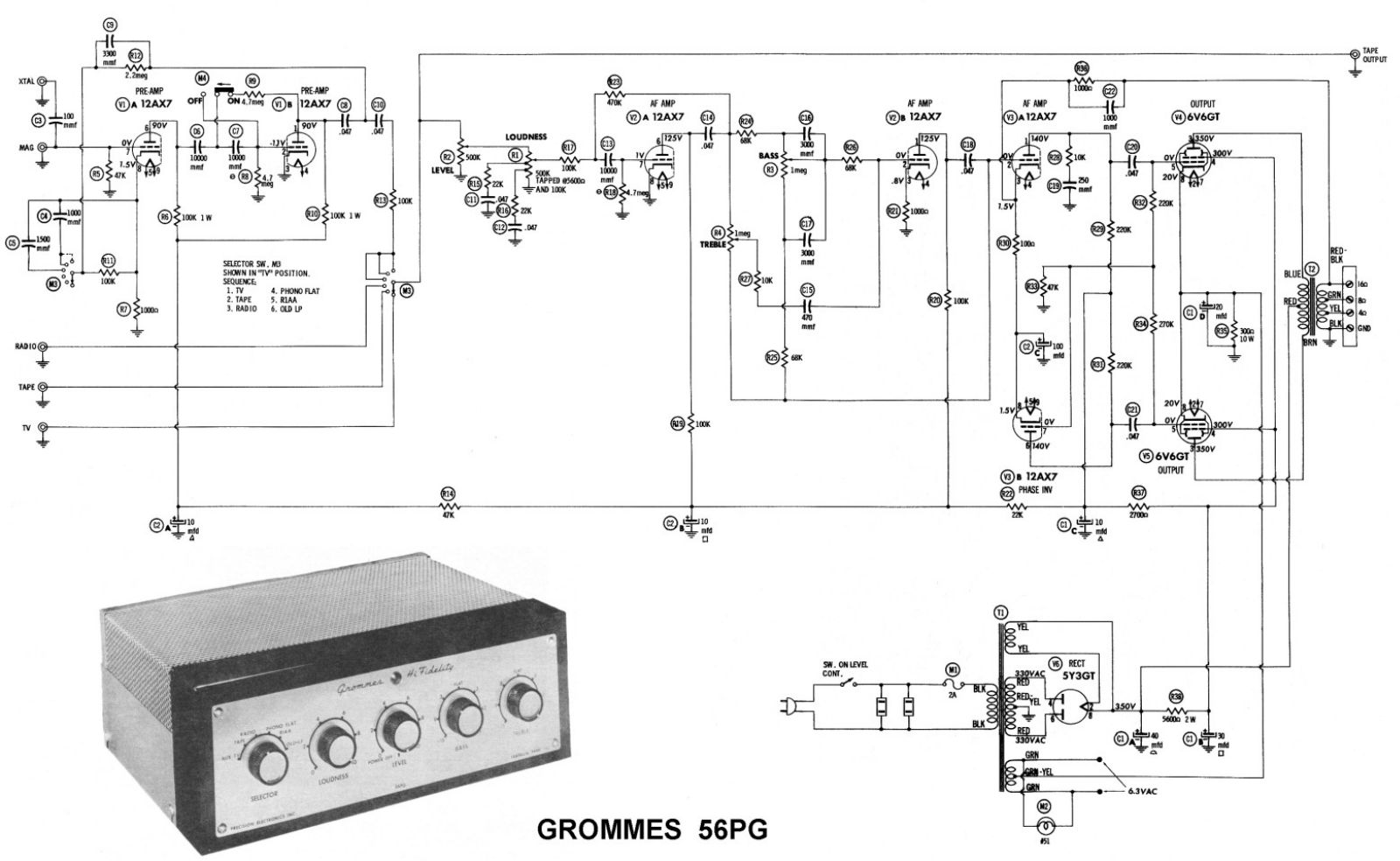 Grommes 56PG Schematic - ManualMachine.com