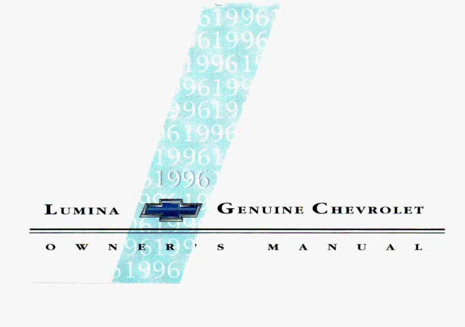 Chevrolet LUMINA Owner Manual