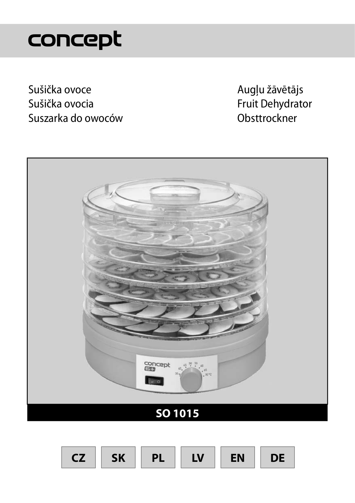 Concept SO-1015 User Manual