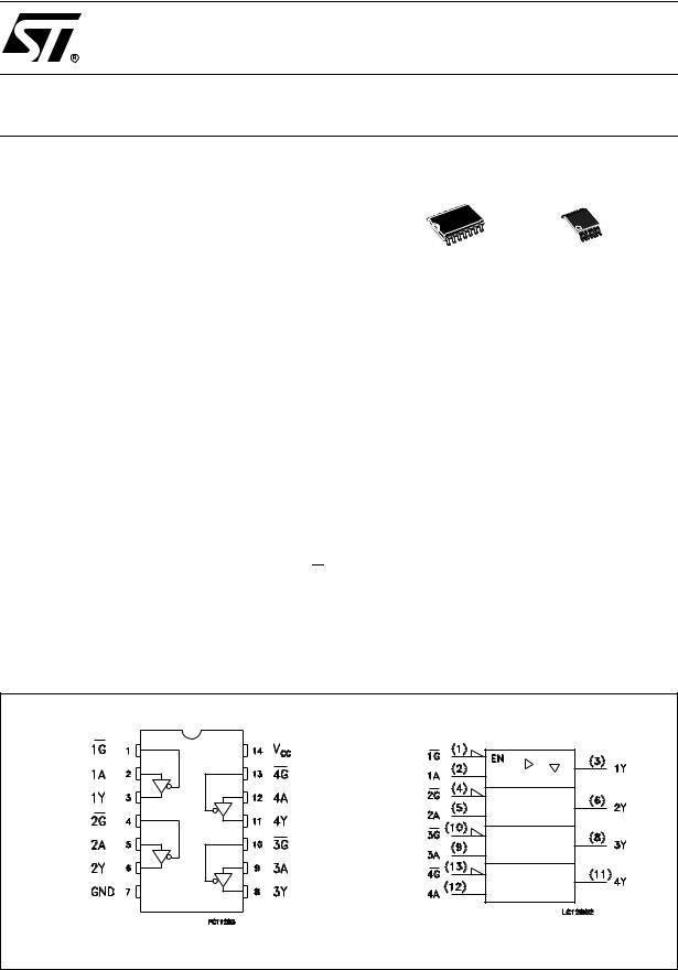 ST 74VHCT125A User Manual