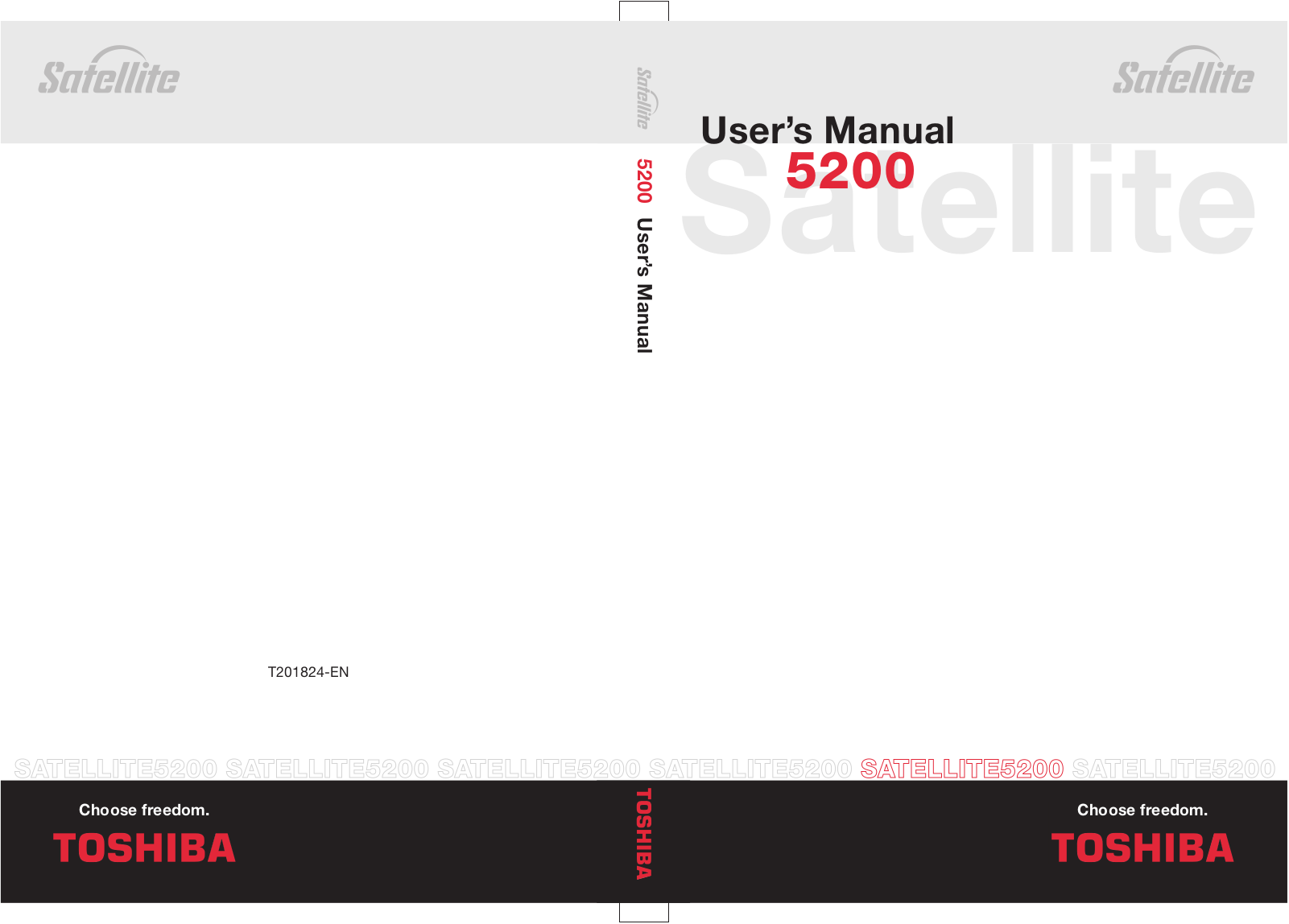 Toshiba SATELLITE 5200 User Manual