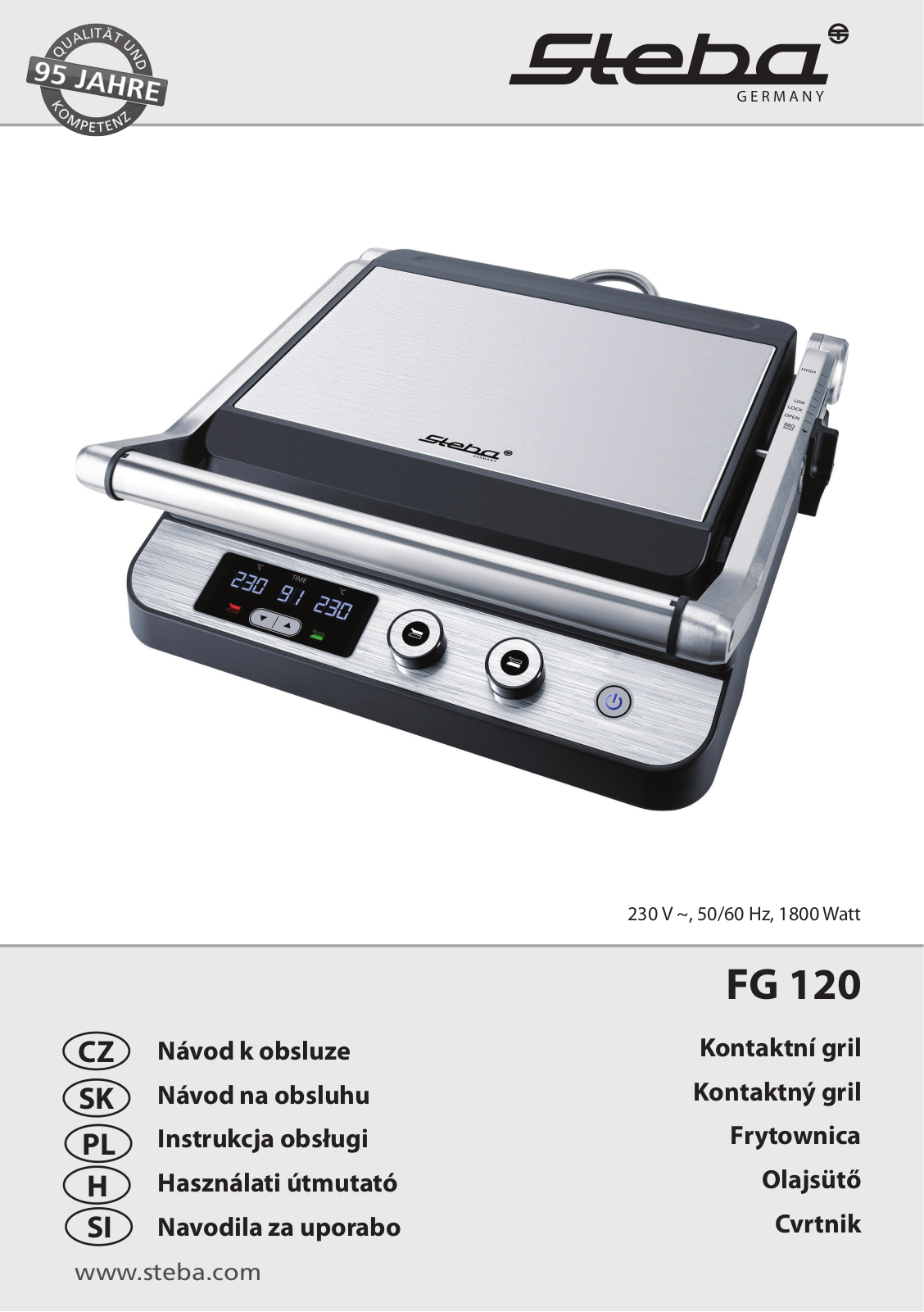 Steba FG 120 User Manual