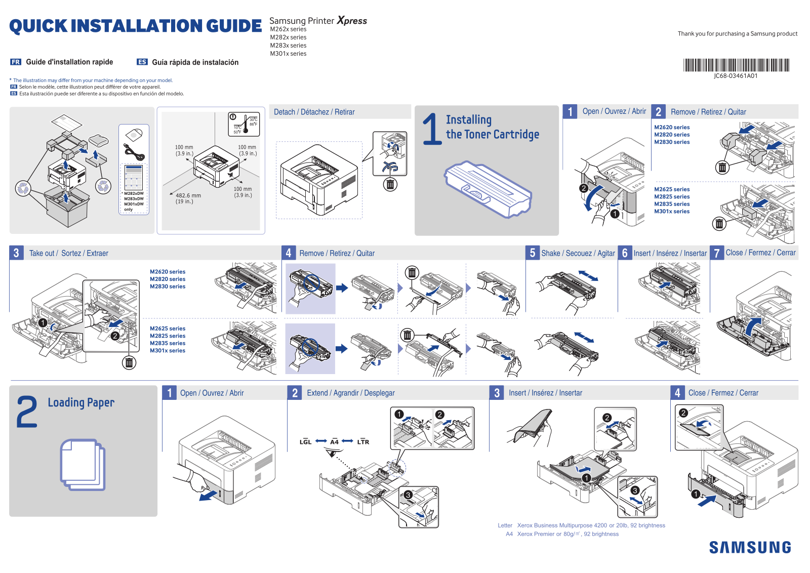 Samsung SL-M3015DW/XAA Quick Guide