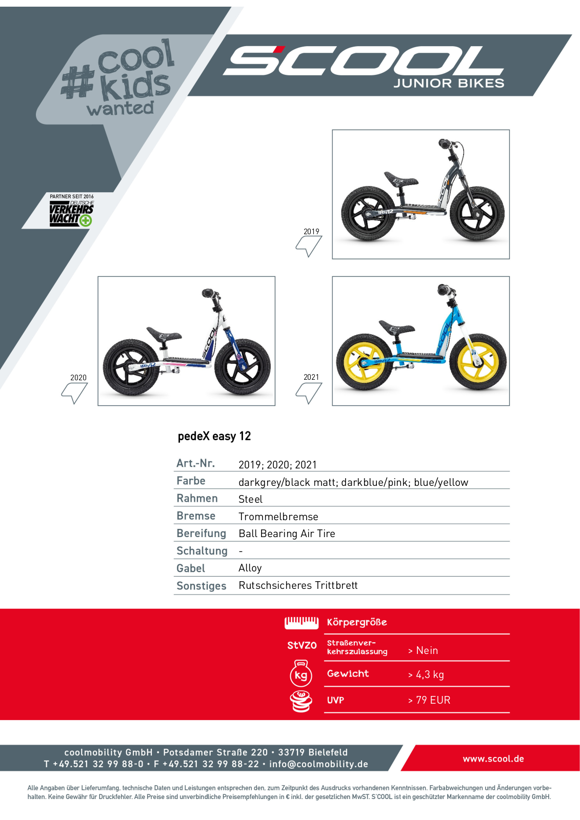 S´cool 2019, 2020, 2021 Service Manual