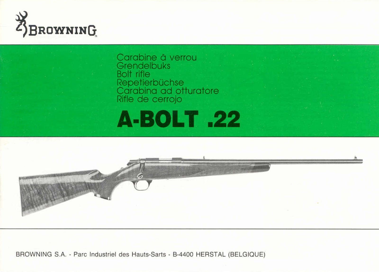 browning abolt 22 User Guide