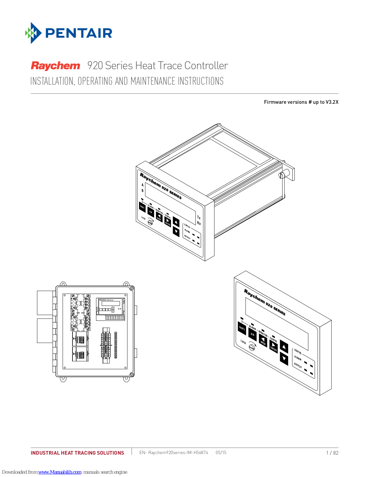 Pentair 920 Series Installation, Operating And Maintenance Instructions