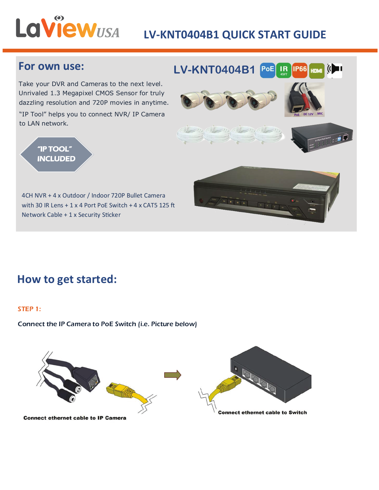 LaView LV-KNT0404B1 User Manual