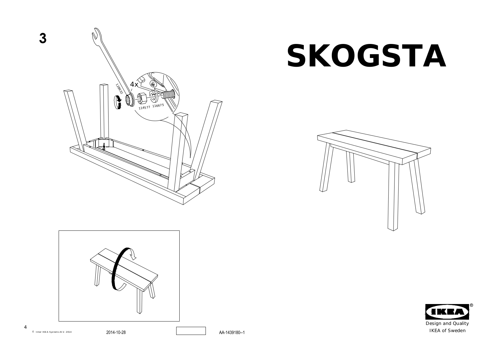 Ikea 50305428 Assembly instructions