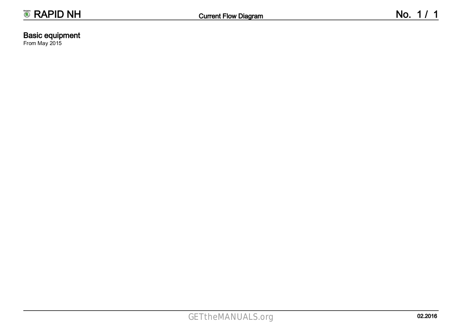 SKODA Rapid NH Diagram