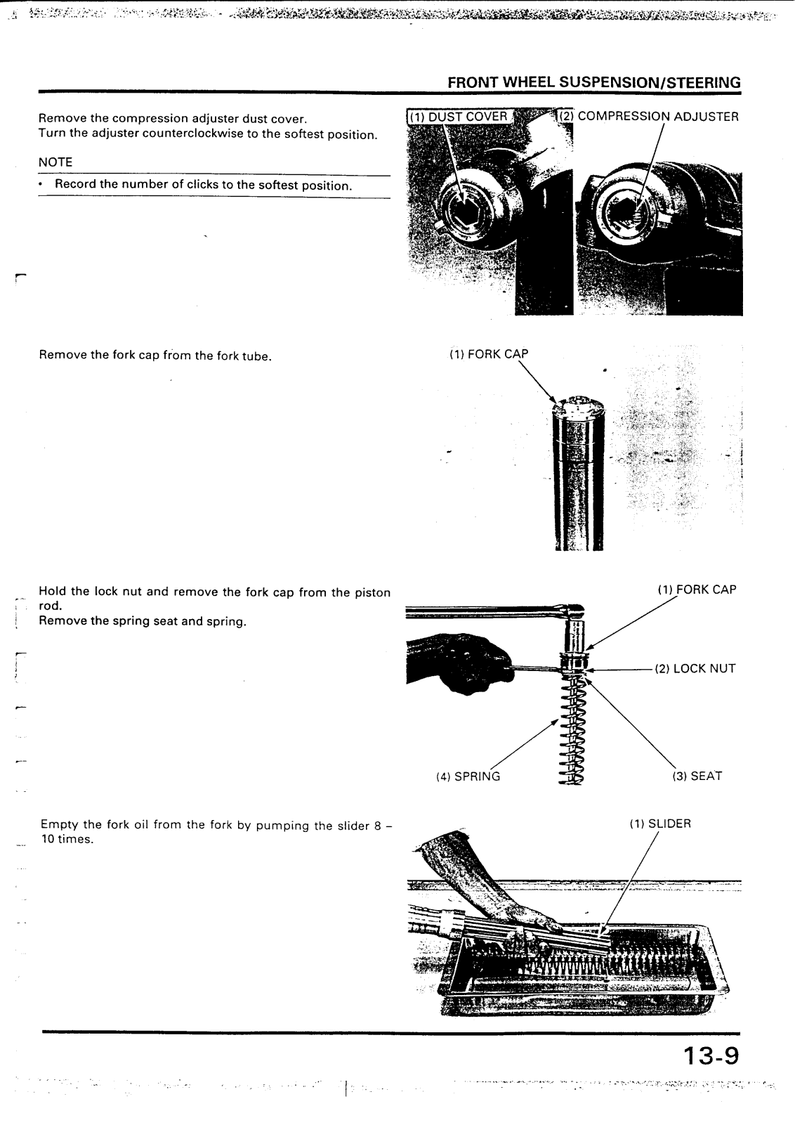 Honda XR400, XR250 Service Manual cap 12-13