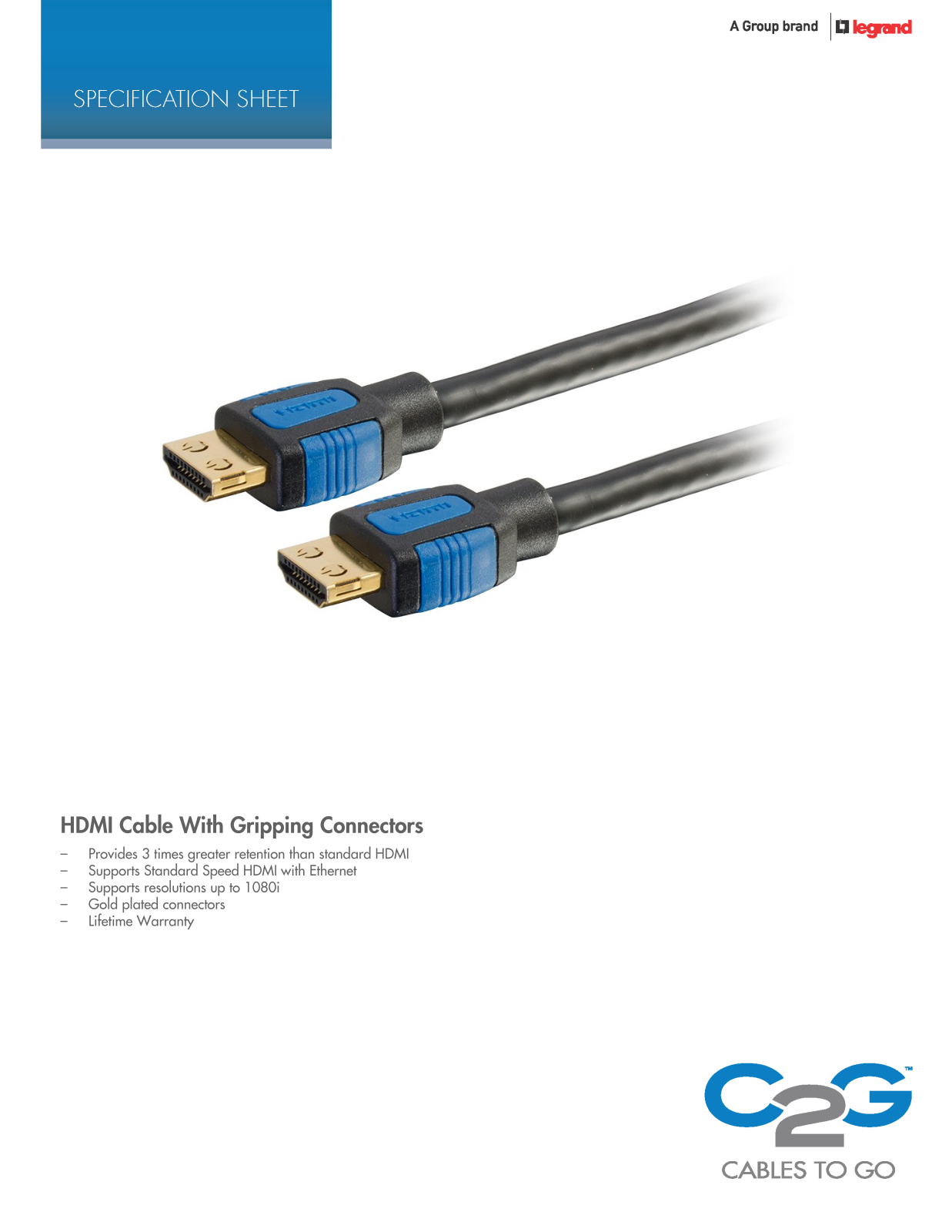 Cables To Go 29686 Datasheet