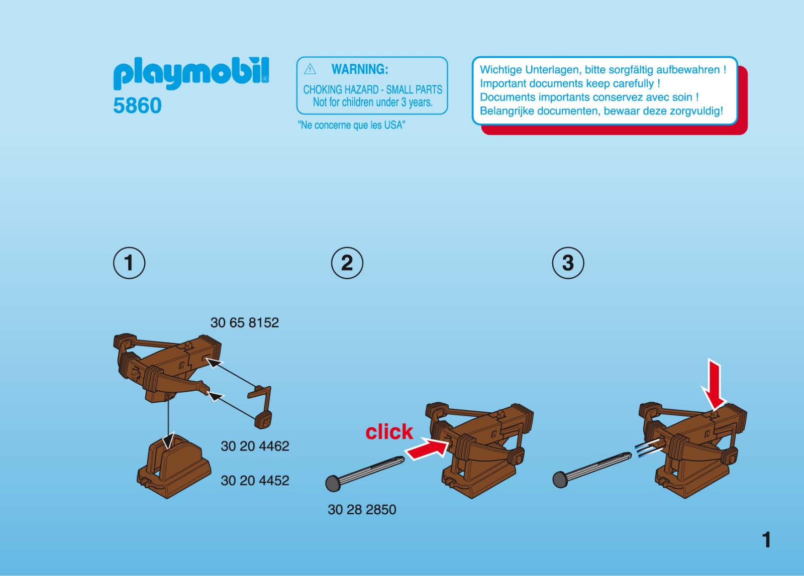 Playmobil 5860 Instructions