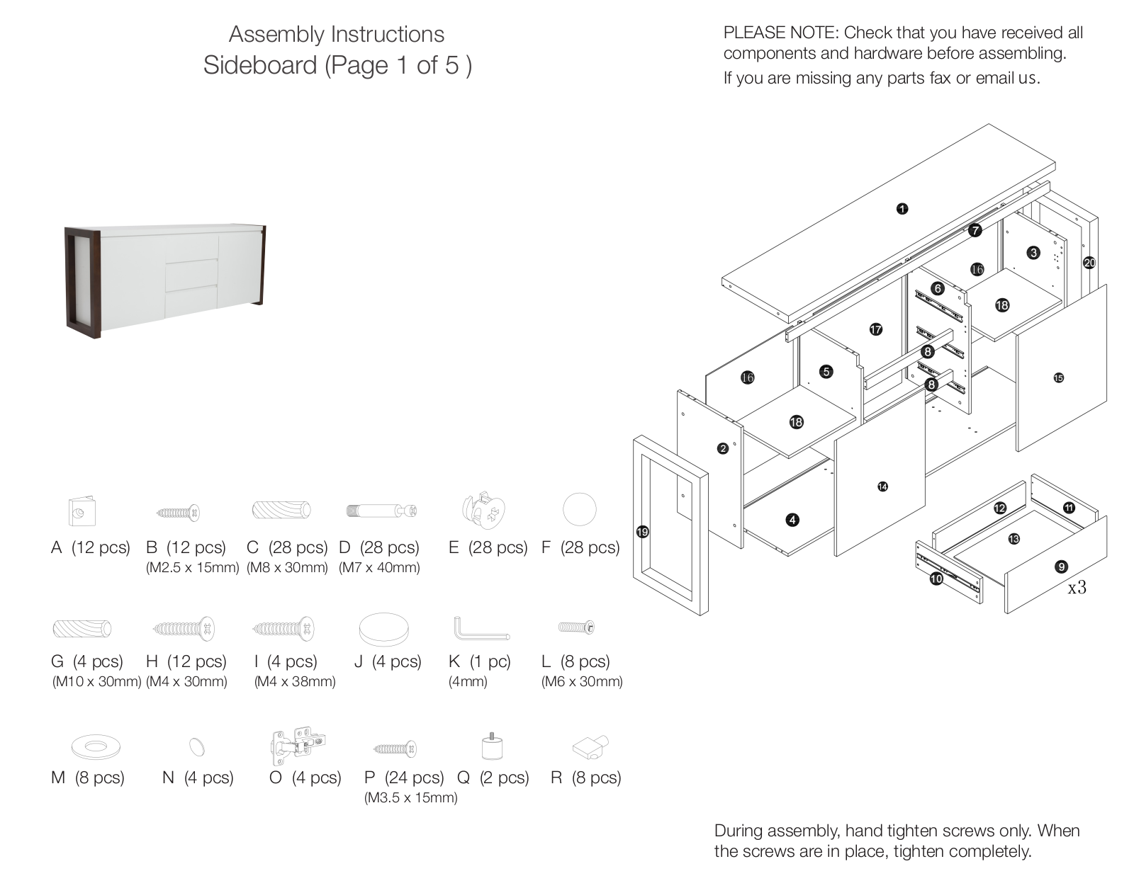 Brayden Studio BRAY3494 Assembly Instructions - ManualMachine.com