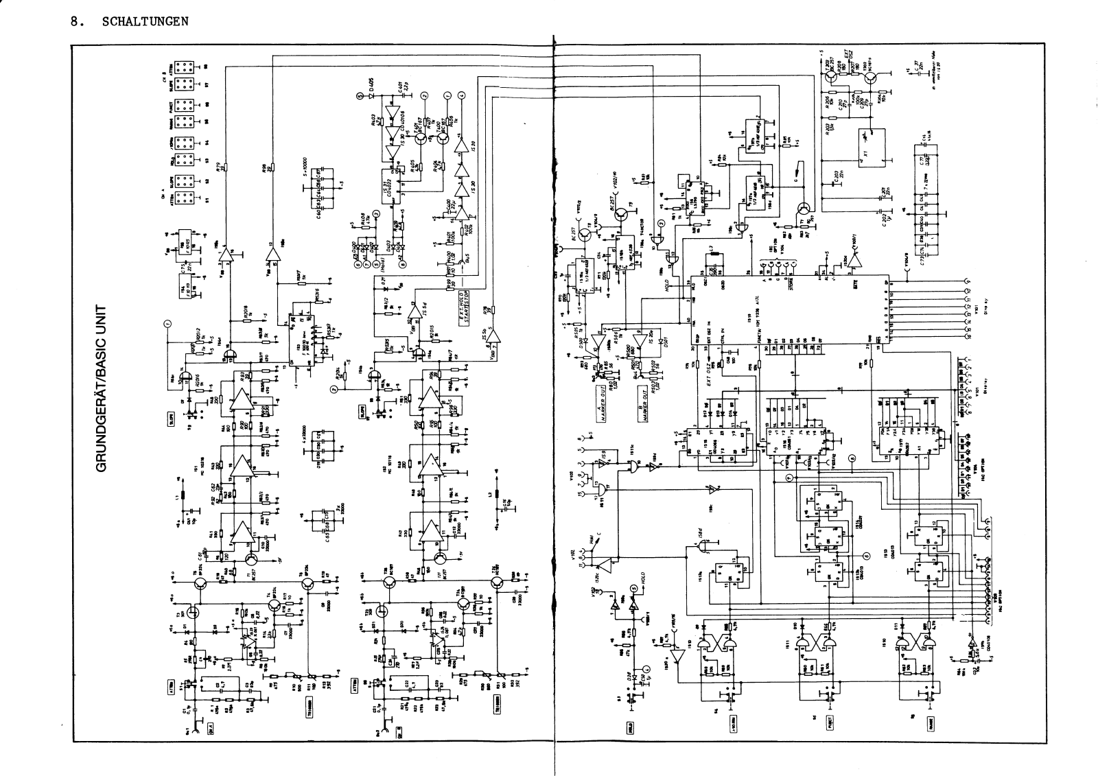 Grundig Frequenz-zahler, 7-KB-2032 Schematic